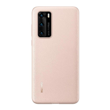 Huawei m&#369;anyag telefonvéd&#337; (gumírozott, textil minta) rózsaszín 51993713 mobiltelefon kellék