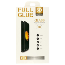 Huawei Mate 20 Pro, Kijelzővédő fólia, (ütésálló) Full Glue 5D, fekete mobiltelefon kellék