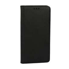 Huawei Mate 30 Lite, Oldalra nyíló flip tok, Smart, fekete tok és táska