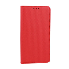 Huawei Mate 30, Oldalra nyíló flip tok, Smart, piros tok és táska