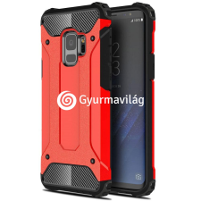  Huawei Mate 40 Pro, Műanyag hátlap védőtok, Defender, fémhatású, piros tok és táska