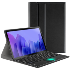  Huawei MatePad T10 (9.7) / T10s (10.1), Bluetooth billentyűzetes, mappa tok, Touch Pad, mágneses rögzítés, Wooze Simple Touch, fekete (101360) tablet tok