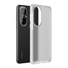 Huawei Műanyag telefonvédő (közepesen ütésálló, szilikon keret, kamera védelem, matt) ÁTLÁTSZÓ Huawei P50 tok és táska