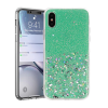 Huawei P20 Lite 2019, Szilikon tok, Brilliant (Csillámos), menta