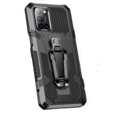  Huawei P30 Lite mágneses ütésálló tok kihajtható támasszal, fekete tok és táska