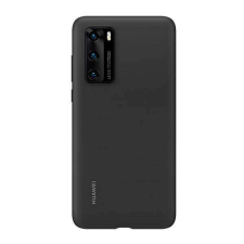 Huawei P40, HUAWEI szilikon mobiltok, FEKETE tok és táska