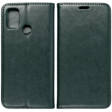 Huawei P40, Oldalra nyíló tok, stand, Magnet Book, zöld tok és táska