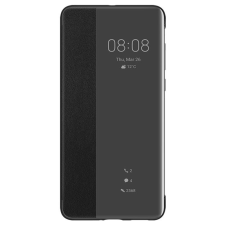 Huawei P40 Smart View flip tok fekete (51993703) (51993703) tok és táska