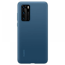 Huawei P40 szilikon hátlap, Kék tok és táska