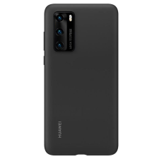Huawei P40 szilikon hátlaptok fekete (51993719) tok és táska