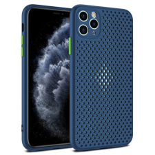 Huawei P40, Szilikon tok, Breath, kék tok és táska