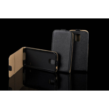 Huawei P8, Lefele nyíló flip tok, fekete tok és táska