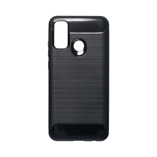 Huawei P Smart 2020 szilikon tok, fekete, Carbon fiber tok és táska