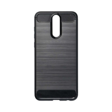 Huawei Telefon tok, Huawei Mate 10 Lite szilikon tok, hátlaptok, karbon mintás, fekete tok és táska