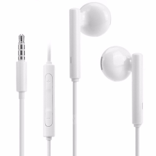 Huawei Vezetékes sztereó fülhallgató, 3,5 mm jack, felvevő gomb, Huawei, fehér, gyári,  (RS60761) fülhallgató, fejhallgató