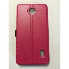 Huawei Y635 pink szilikon keretes könyvtok tok és táska