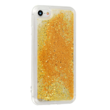 Huawei Y6/Y6 Prime 2018, Szilikon tok, Liquid (Csillámos), arany tok és táska