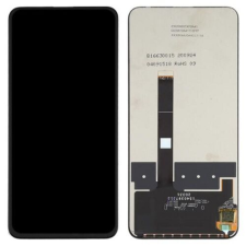 Huawei Y9A, LCD kijelző érintőplexivel, fekete mobiltelefon, tablet alkatrész