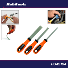 Hubitools Kábelcsatlakozó gyémánt-tisztító 3 db-os flexibilis reszelő készlet (HU45104) reszelő