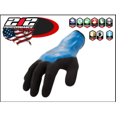 Hubitools Kesztyű Hubitools mártott kék nitril SHIELD GRIP-USA 