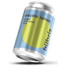  Hübris electric lemon artisan bitter lemon soda (0,33) (0 %) sör