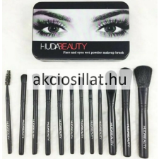 HudaBeauty Sminkecset Készlet fém dobozban 12db smink kiegészítő