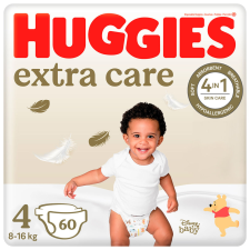 HUGGIES® Extra Care egyszer használatos pelenka 4 (8-14 kg) 60 db pelenka