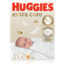 Huggies Extra Care Size 1 eldobható pelenkák 2-5 kg 26 db pelenka