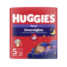 Huggies HUGGIES® Overnights Pants éjszakai pelenkanadrág, méret 5 (12-17 kg), 24 darab pelenka