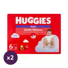 Huggies Little Movers nadrágpelenka 6, 15-25 kg, 60 db pelenka