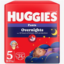 Huggies Overnights Pants, 5-ös méret (24 db) pelenka