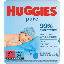 Huggies Pure Triplo (3×56 darab) törlőkendő