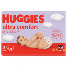 Huggies Ultra Comfort nadrágpelenka 3, 5-8 kg, 78 db pelenka