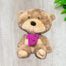 Hugs 18-as szülinapi mackó plüssfigura