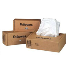 Hulladékgyűjtő zsákok iratmegsemmisítőhöz, 30-35 literes kapacitásig, fellowes® 100 db/csomag, iratmegsemmisítő