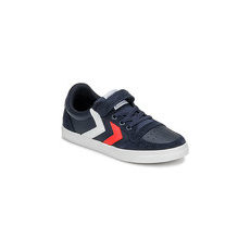 Hummel Rövid szárú edzőcipők SLIMMER STADIL LEATHER LOW JR Kék 32