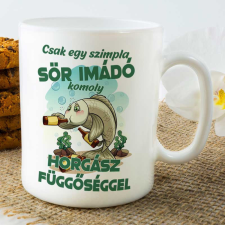  Humoros horgász bögre - Sör imádó horgász bögrék, csészék