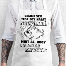  Humoros horgász kötény - A méret nem számít lakástextília