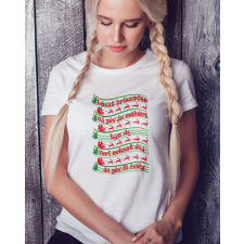  Humoros karácsonyi női póló - Lászt kriszmösz női póló