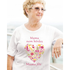  Humoros női póló nagyszülőnek - Mama főz