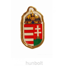 Hunbolt Aranyszélű címer jelvény 25 mm névkitűző