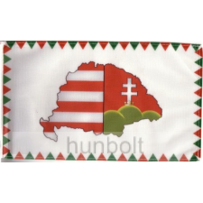 Hunbolt Farkasfogas osztott Nagy-Magyarországos zászló Rúd nélkül 80x120 cm dekoráció
