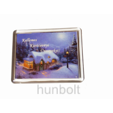 Hunbolt Karácsonyi hűtőmágnes VIII. (műanyag keretes) hűtőmágnes