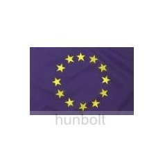 Hunbolt Kétoldalas Európa zászló selyem anyagból 60x90cm dekoráció