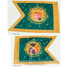 Hunbolt Kétoldalas Rákóczi zászló másolata selyem anyagból 60x90 cm-es dekoráció