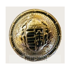 Hunbolt Koszorús címeres arany színű gomb 1,5 cm ajándéktárgy