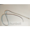 Hunbolt Lapos szürke gumiszalag 6 mm szélességű 10 méter /csomag