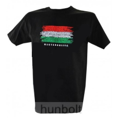 Hunbolt Magyarország feliratos, zászlós póló, S méret