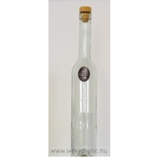 Hunbolt Nagy-Magyarország ón címkés hosszú pálinkás üveg 0,5 liter ajándéktárgy