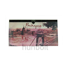 Hunbolt Női műbőr antik Budapest pénztárca 19 cm x 10 cm pénztárca